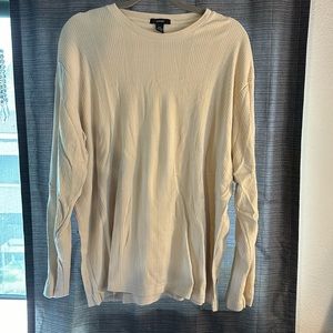 Cream Long Sleeve Shirt